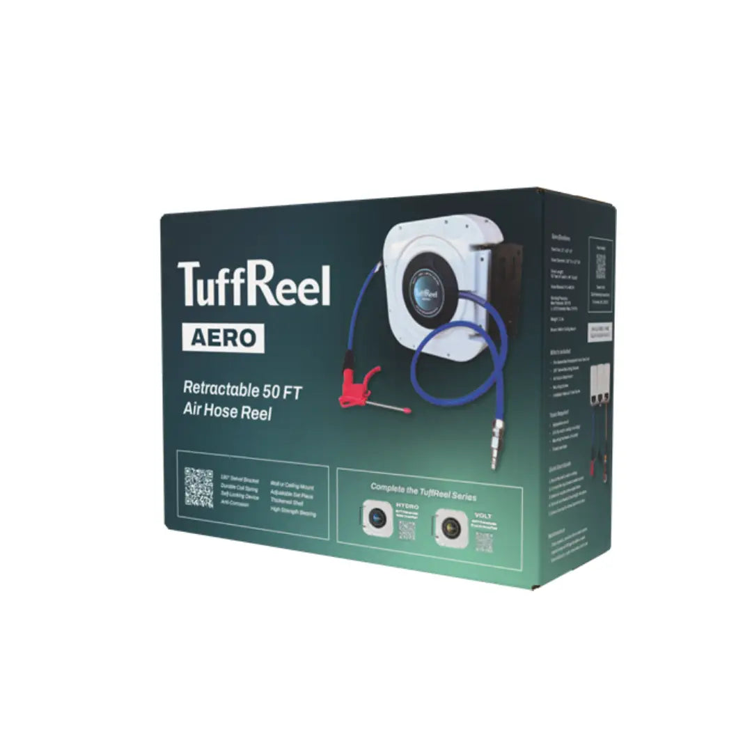TUFFREEL AERO 50 FT RETRACTABLE AIR HOSE REEL