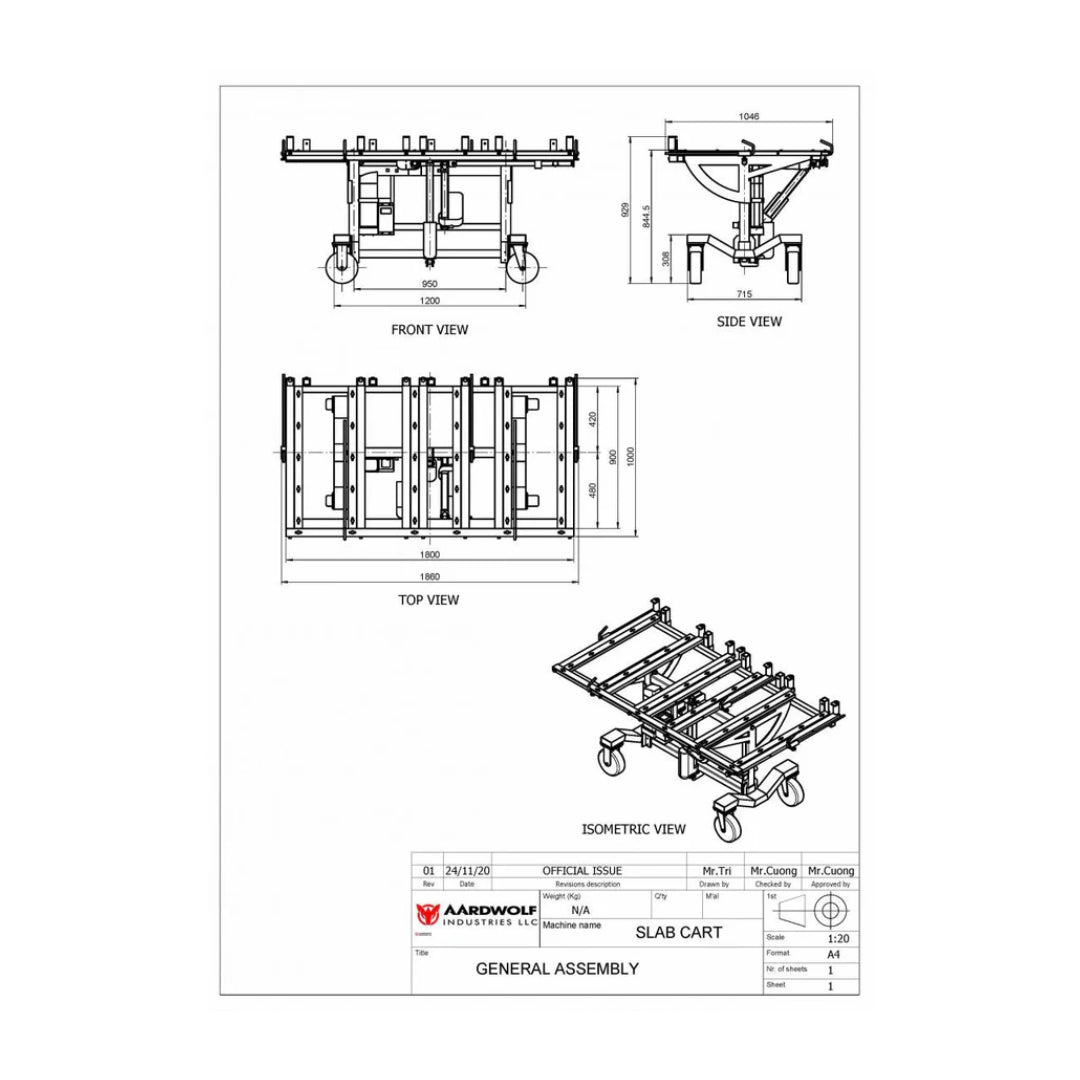 AKIC Kitchen Installation Cart