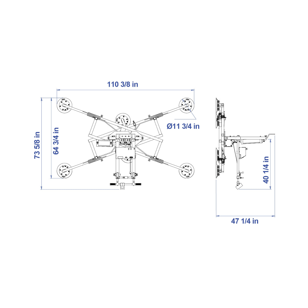 AVGLP Rotate Vacuum Glass Lifters