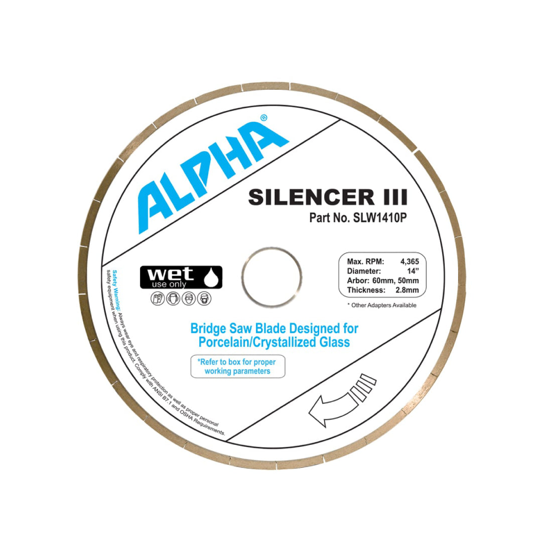 Alpha Silencer III Porcelain Blade