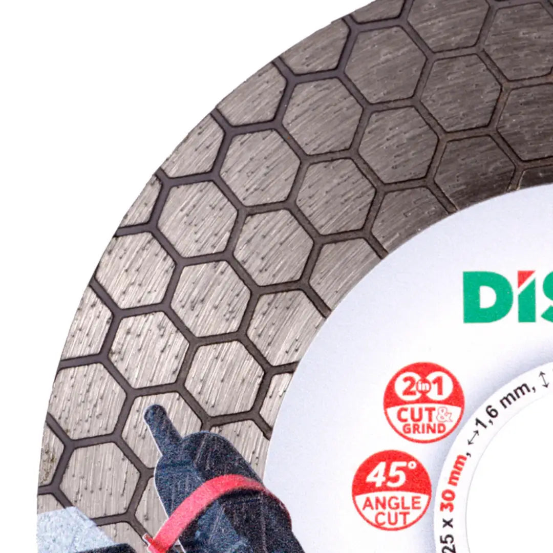 DISTAR EDGE DRY SLIDER DIAMOND BLADE 5" – 45° DRY CUTTING BLADE FOR CERAMIC & PORCELAIN