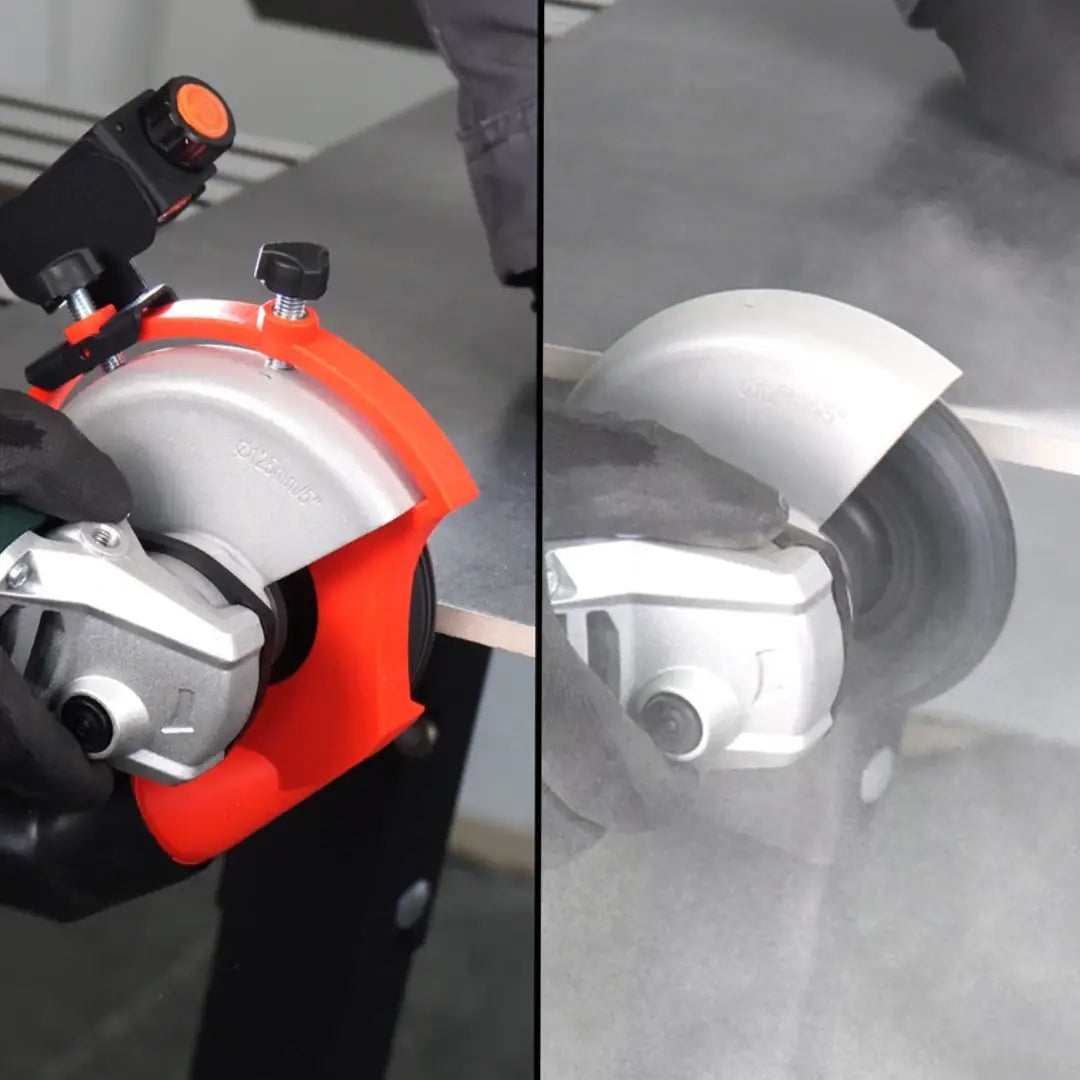 EDGEDUSTER CUTTING GUARD 4.5"–5" – MECHANIC DUST-FREE POLISHING & GRINDING ATTACHMENT FOR ANGLE GRINDERS
