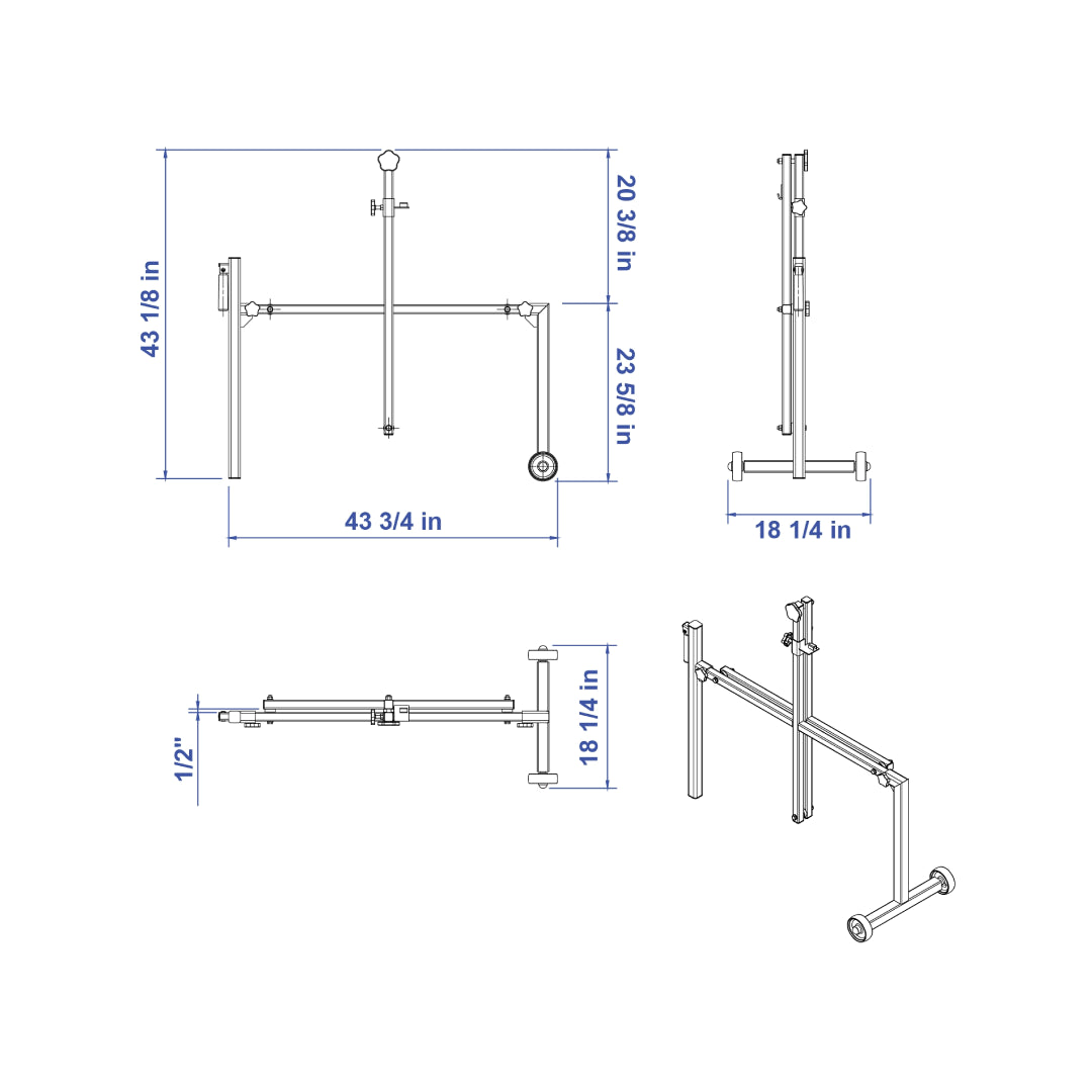 FCS01 Fiberglass Cutting Stand ( Includes Hand Saw )