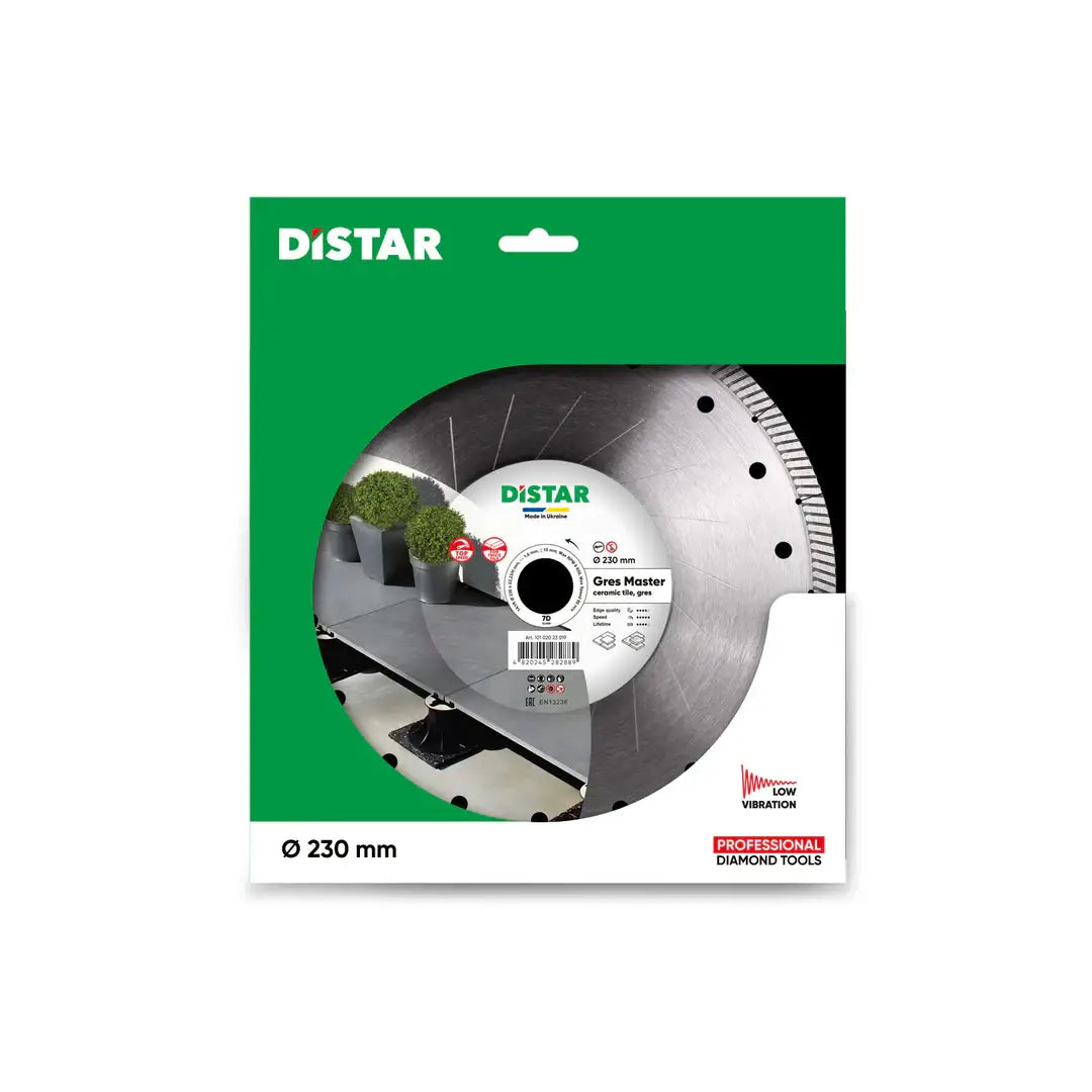GRES MASTER 9" DIAMOND BLADE – DISTAR HIGH-PERFORMANCE CUTTING FOR 20MM PORCELAIN GRES