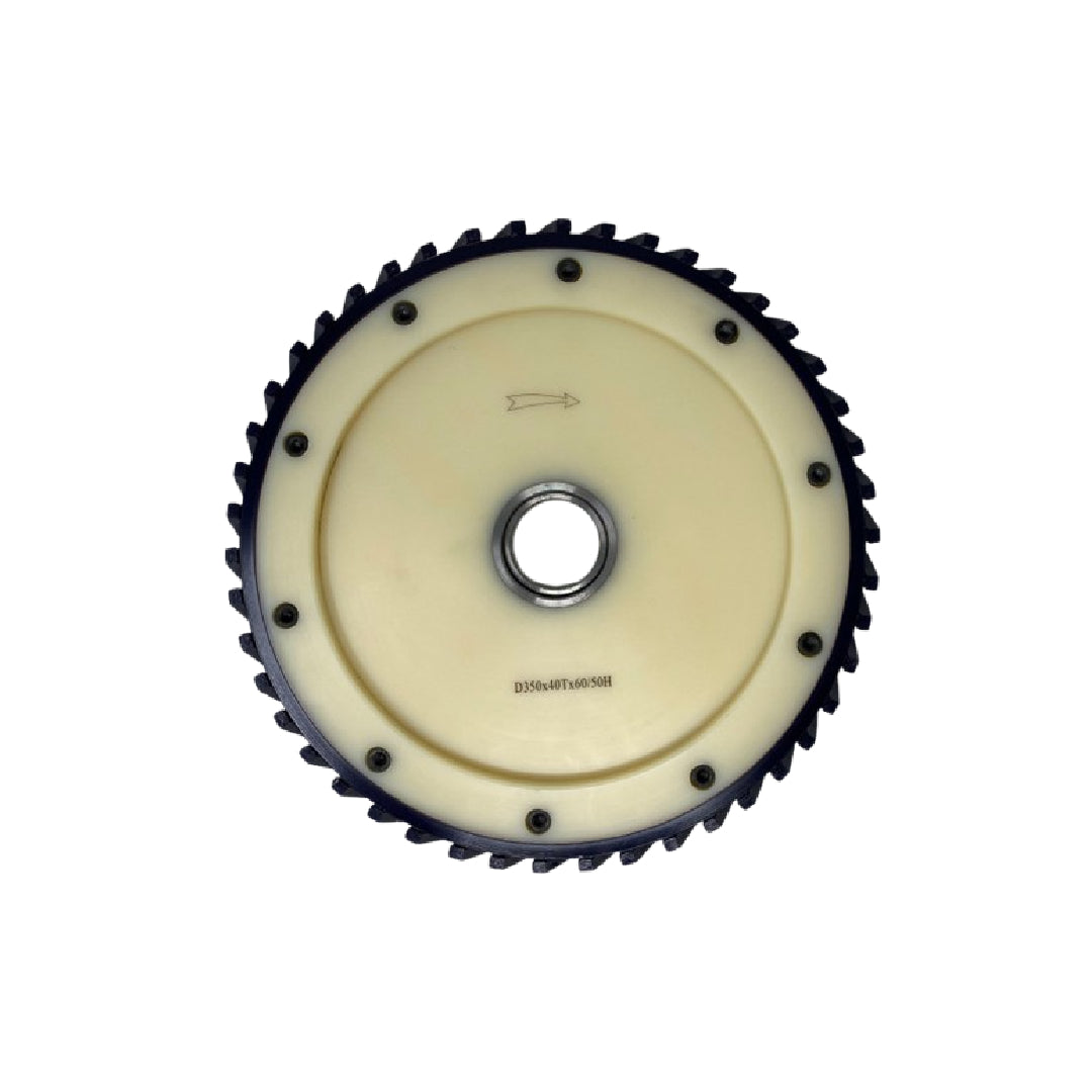 14" TEFLON MILLING WHEEL 1-1/2