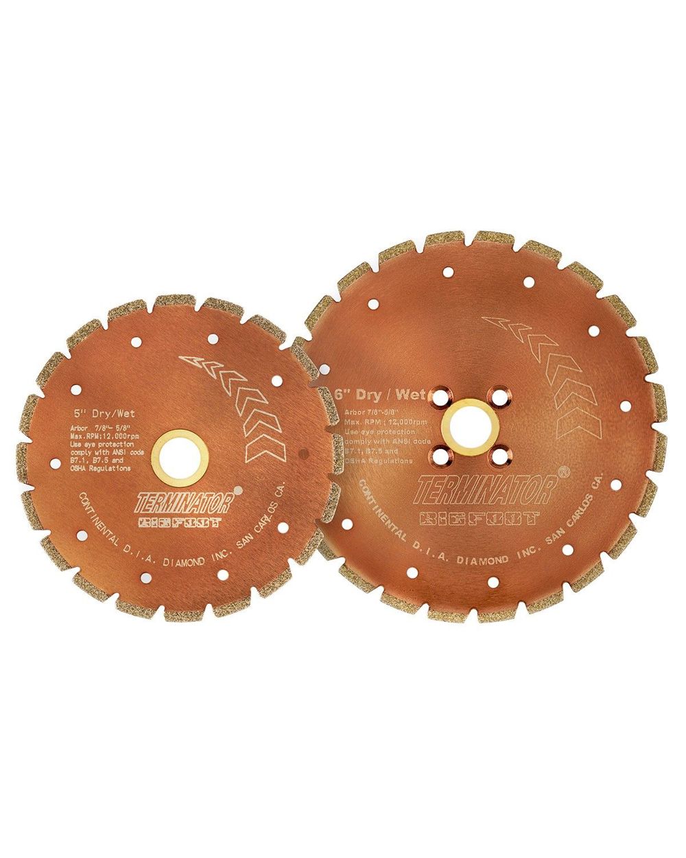 BIGFOOT ELECTROPLATED MARBLE BLADE
