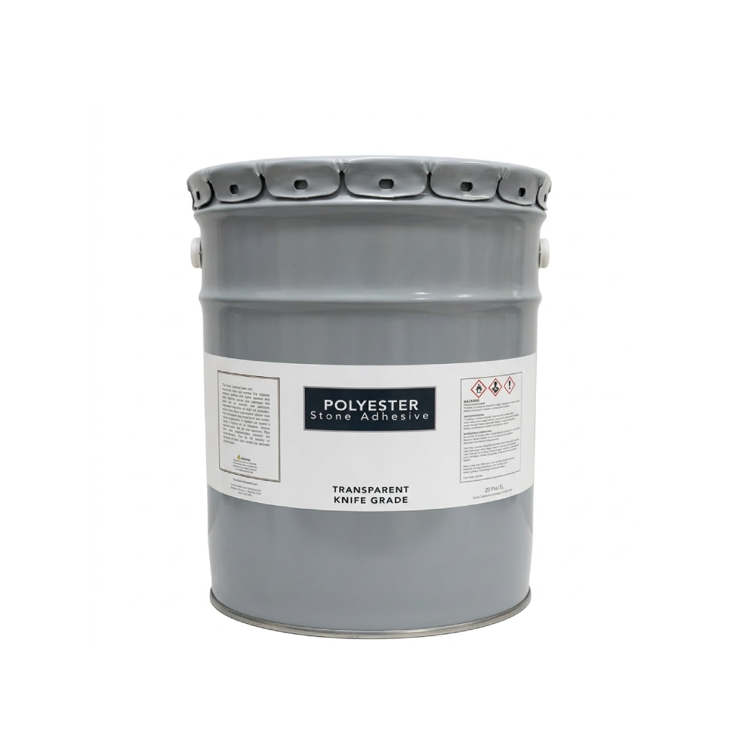 KBOND GRAY BUCKET TRANSPARENT KNIFEGRADE - 5GAL