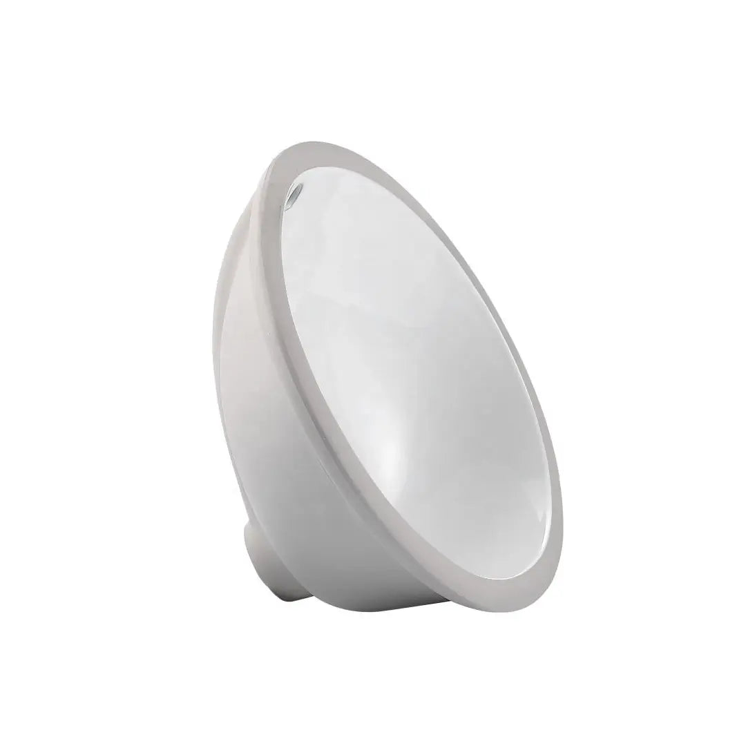 L-1613W / LUVUL 16 X13 INCHES OVAL UNDERMOUNT CERAMIC BATHROOM SINK WHITE 949115