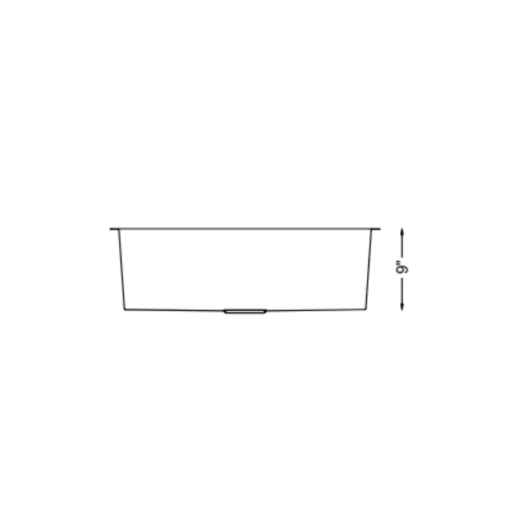 L-UZ105X-30ZR / 766021 LUVUL 30-INCH UNDERMOUNT 18G ZERO RADIUS HANDMADE KITCHEN SINK SINGLE BOWL