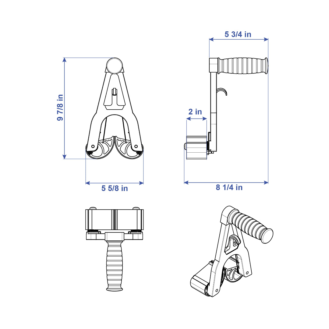 SCC02 Stone Panel Carriers with Cable (Pair)