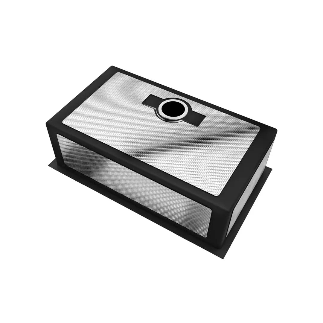 LUVUL 32-INCH UNDERMOUNT 16G R10 COMPACT RADIUS WITH SPEEDY DRAIN TECHNOLOGY KITCHEN SINK S/STEEL SINGLE BWL 429480