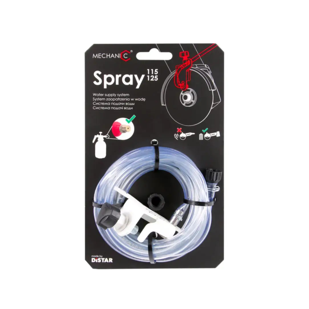 WATER SUPPLY SYSTEM SPRAY 4.5"-5" FOR ANGLE GRINDERS – MECHANIC CLEAN, CHIP-FREE WET CUTTING