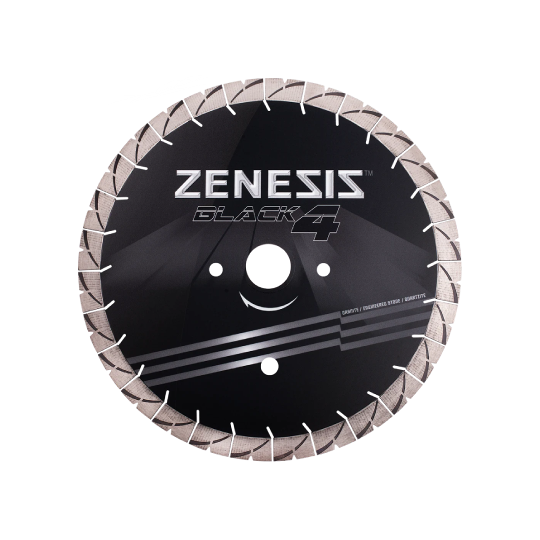 ZENESIS BLACK 4 BRIDGESAW BLADE 25MM SEGMENT - 18"