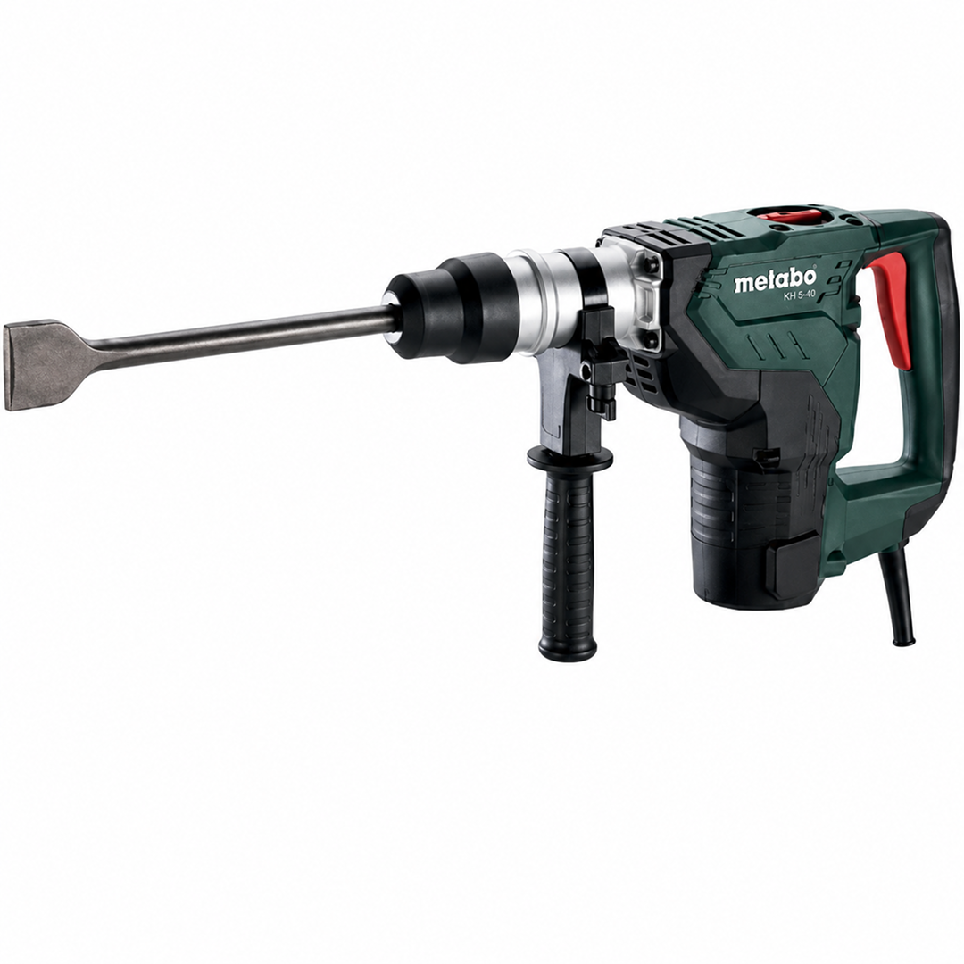 Metabo 600763620 KH 5-40 1-9/16″ SDS-MAX Rotary Hammer – 10.0 AMP – 2800 BPM 7.1 J / 5.2 ft lbs – 620 RPM – Plastic Carry Case