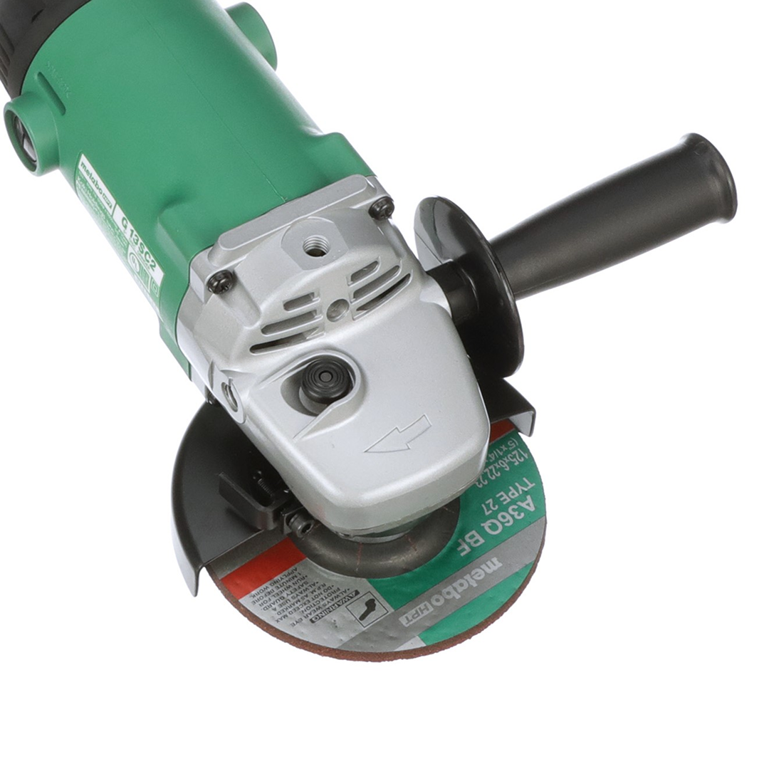 5 Inch 11 Amp Rear Handle Non-Locking Trigger Switch Angle Grinder