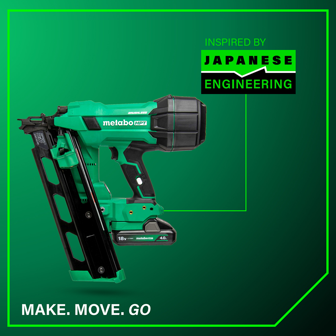 18V MultiVolt Cordless 30° 3-1/2" Paper Tape Framing Nailer (1x4.0Ah)