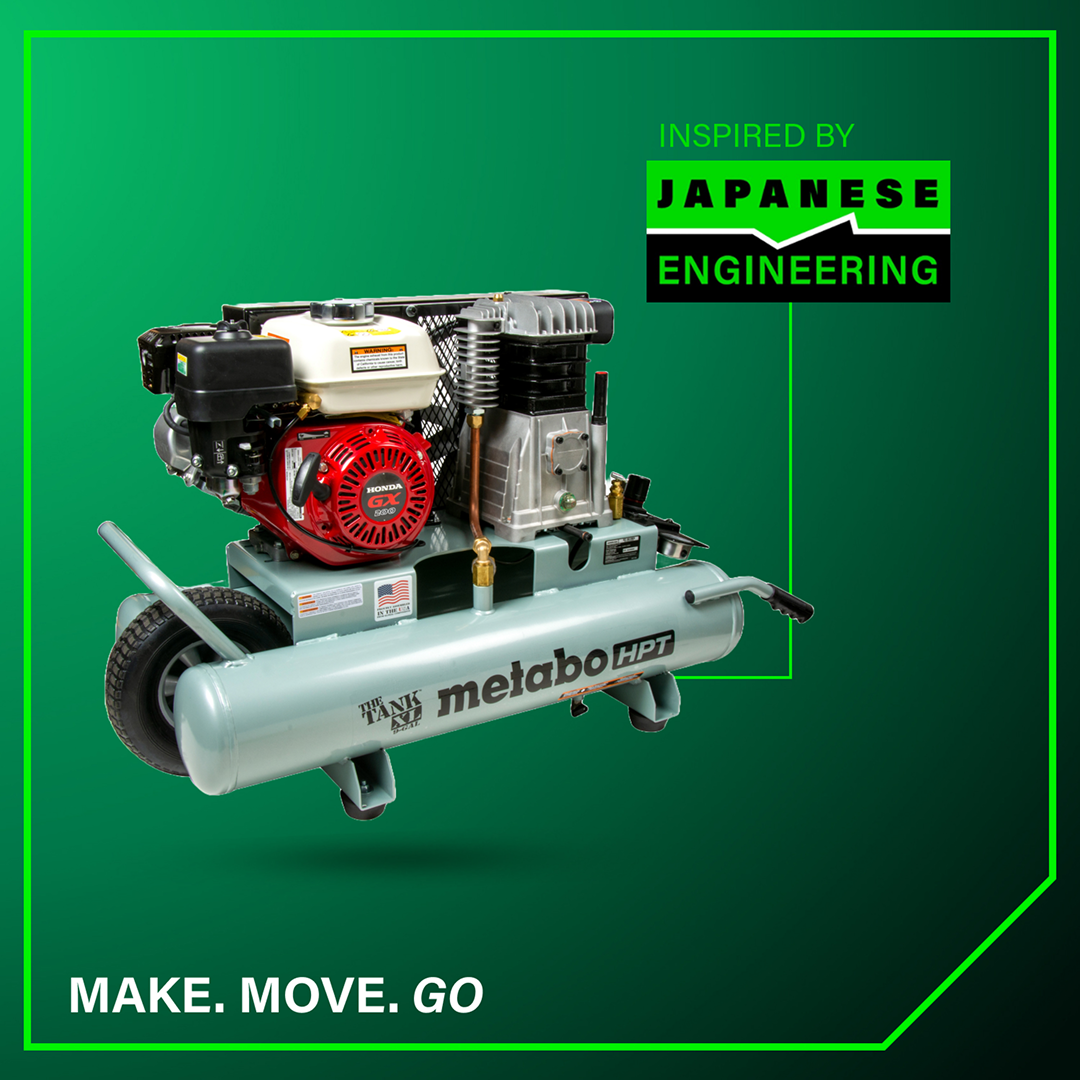 The Tank XL 9-Gallon Gas Wheelbarrow Compressor