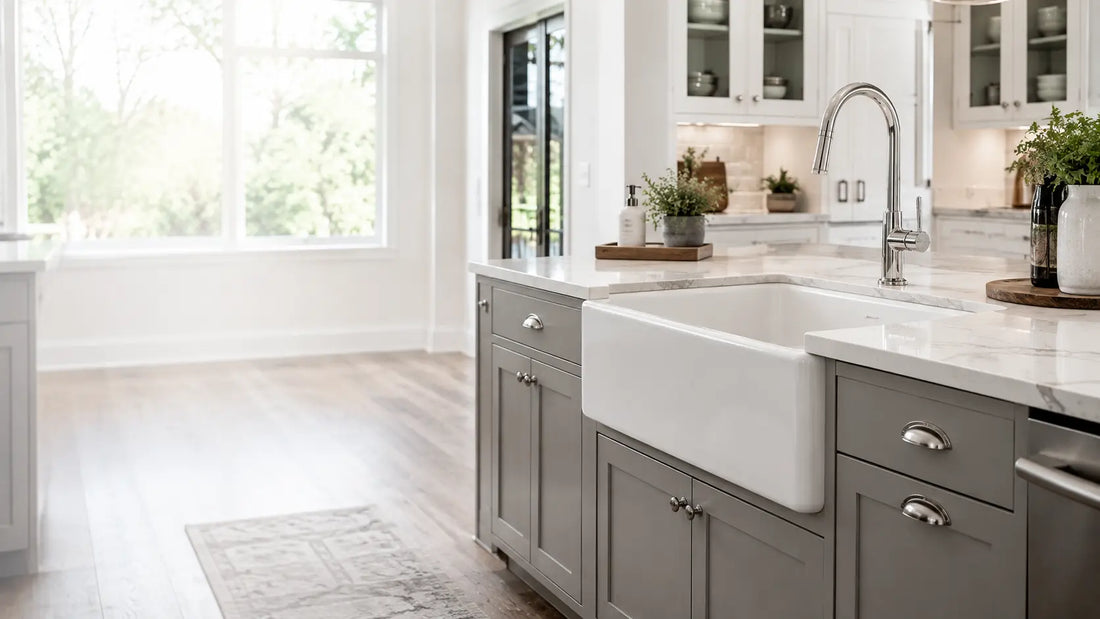 How to choose the right porcelain kitchen sink for your remodeling project.