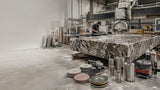 Top 10 granite fabrication tools in a professional stone fabrication workshop