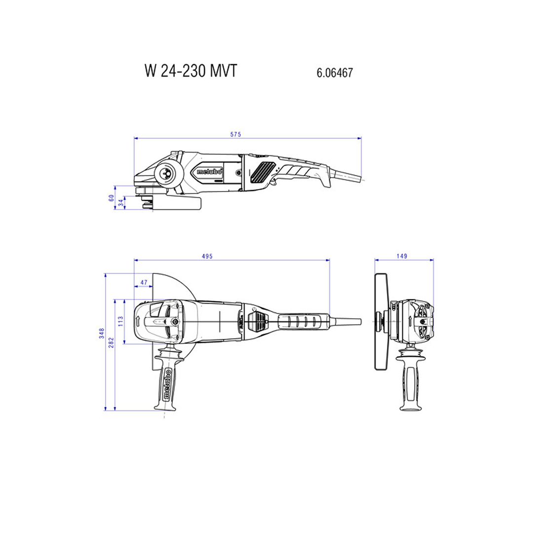 7" Surface Preparation Kit (US606467800) Angle Grinder