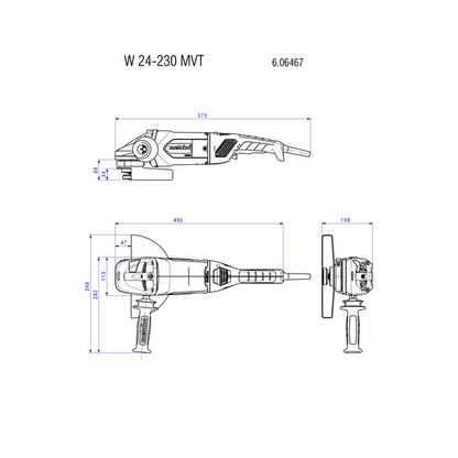W 24-230 MVT (606467420) Angle Grinder