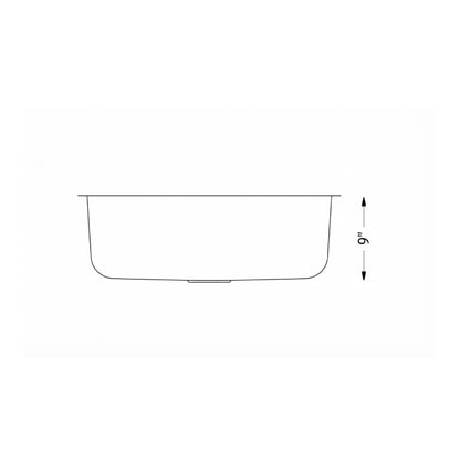 105 | 27-Inch Undermount 18-Gauge Stainless Steel Single Bowl Kitchen Sink