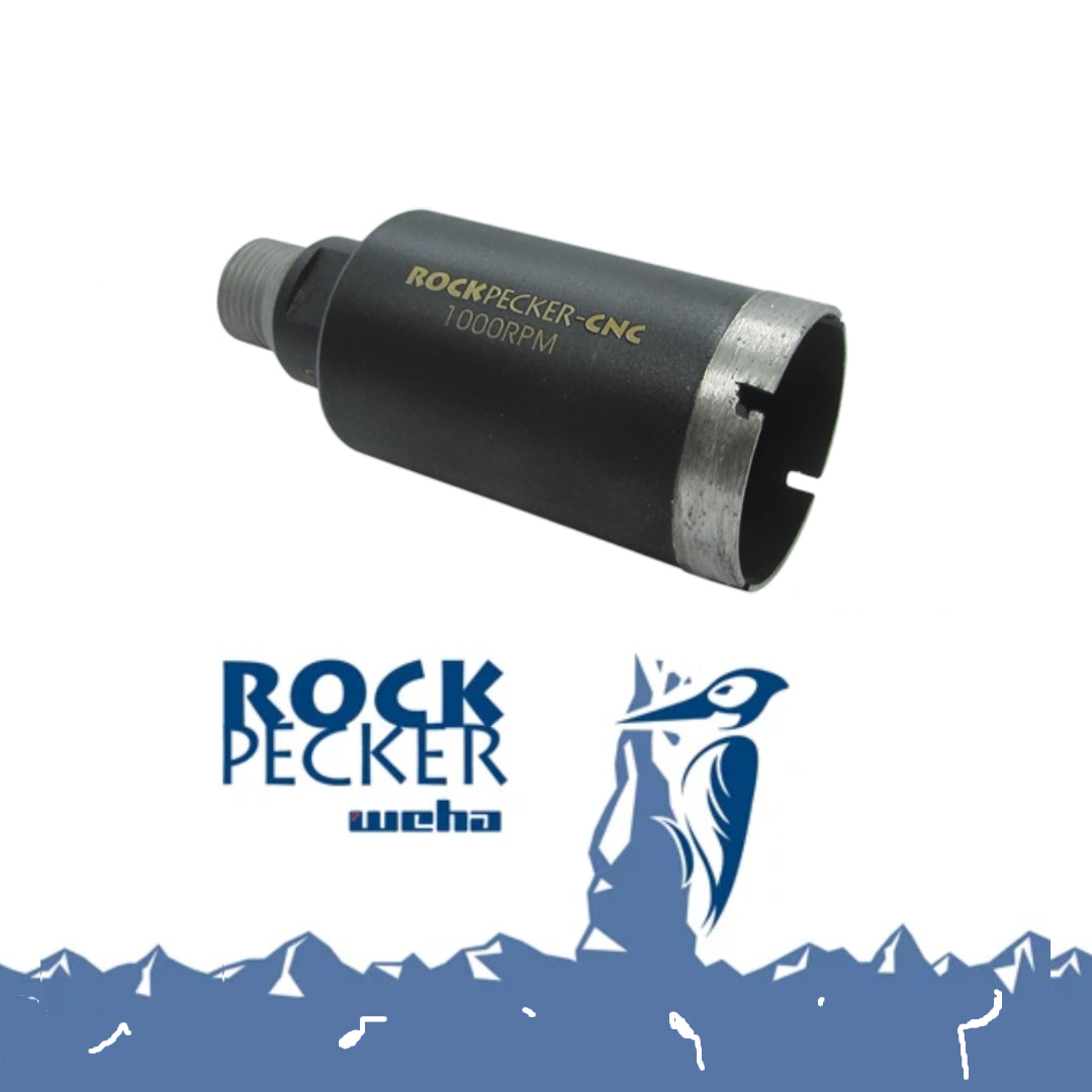 WEHA ROCKPECKER CNC 1/2 GAS THREAD CORE BITS