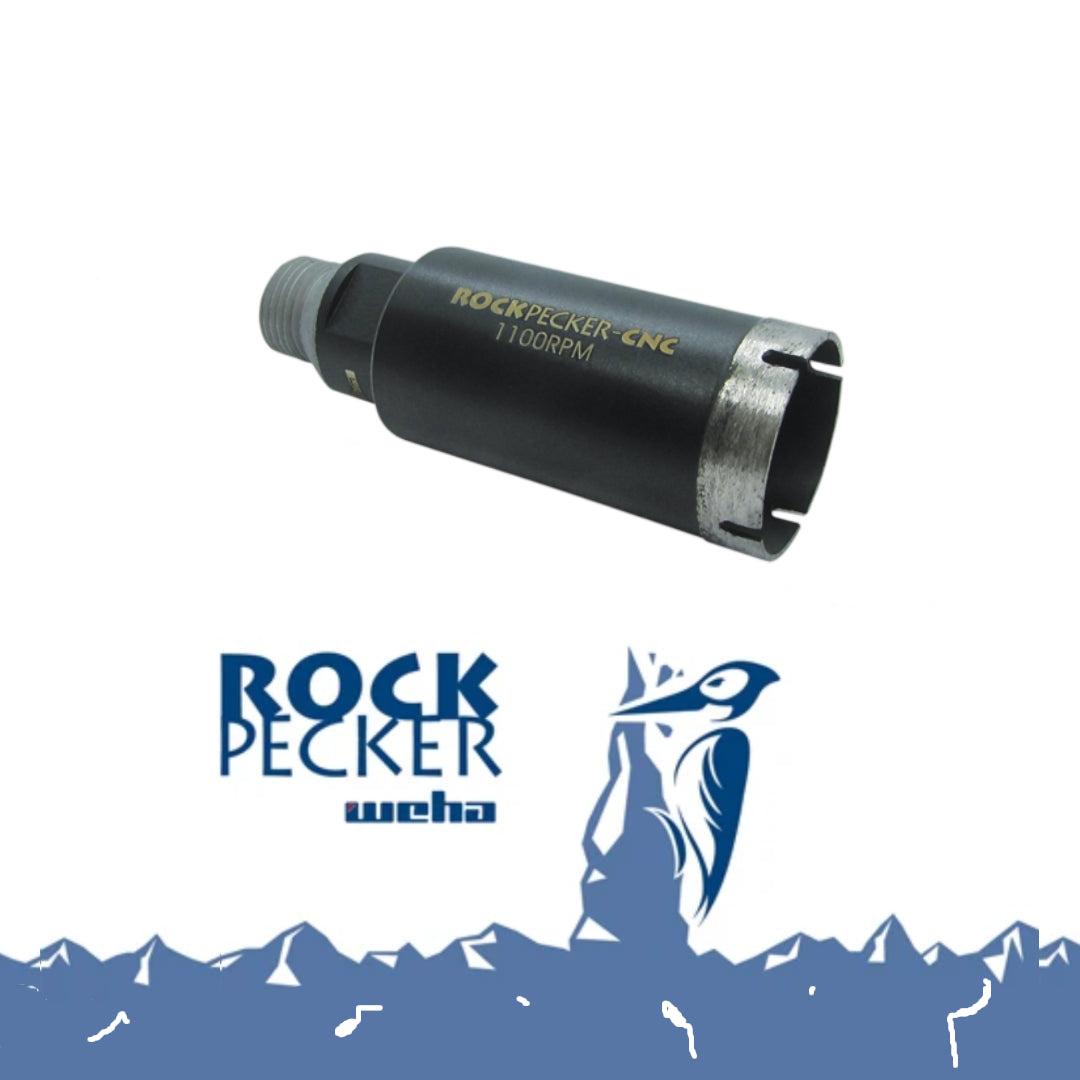 WEHA ROCKPECKER CNC 1/2 GAS THREAD CORE BITS