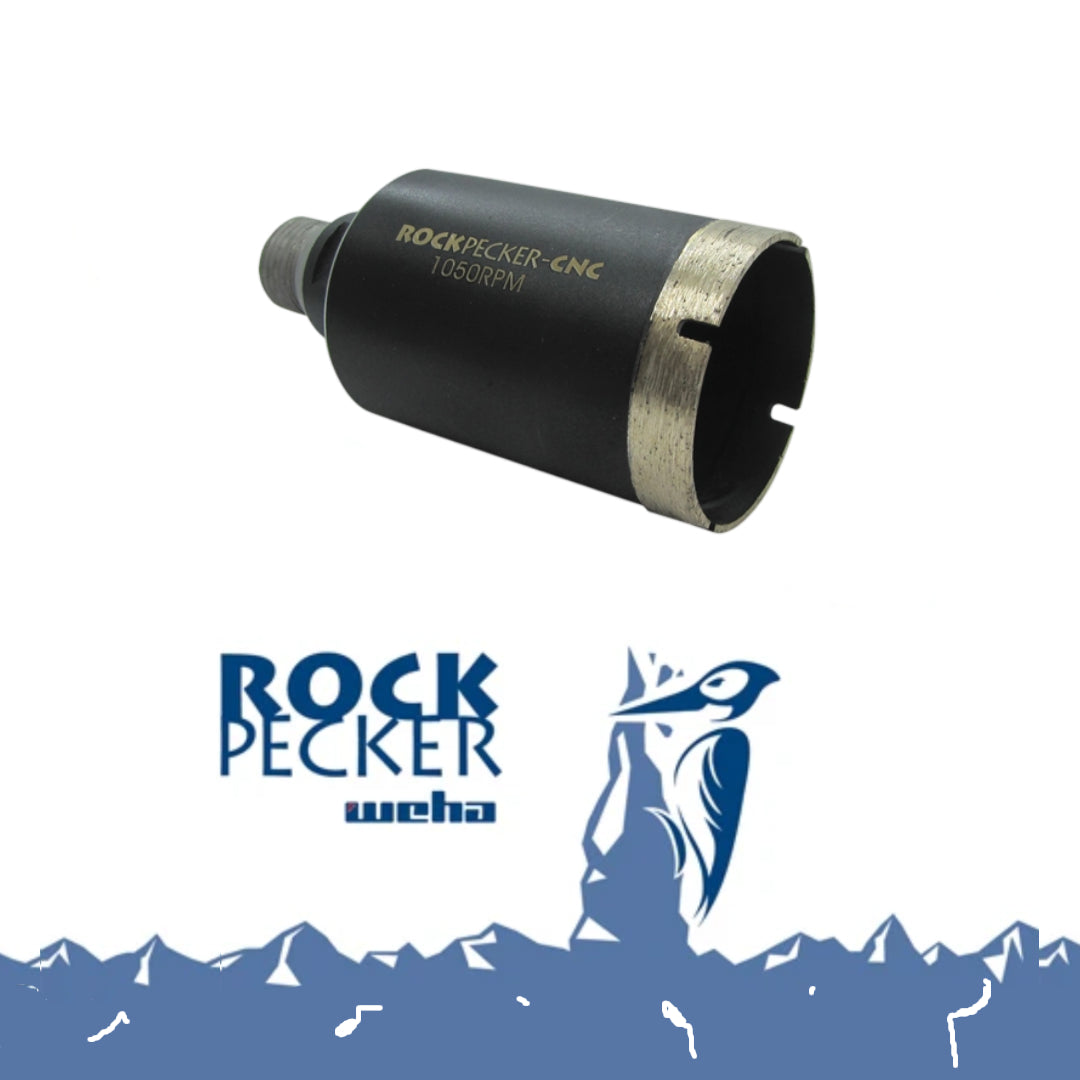 WEHA ROCKPECKER CNC 1/2 GAS THREAD CORE BITS