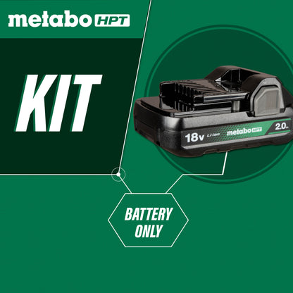 18V 2.0Ah Lithium Ion Battery with Fuel Gauge - Metabo HPT 382311M