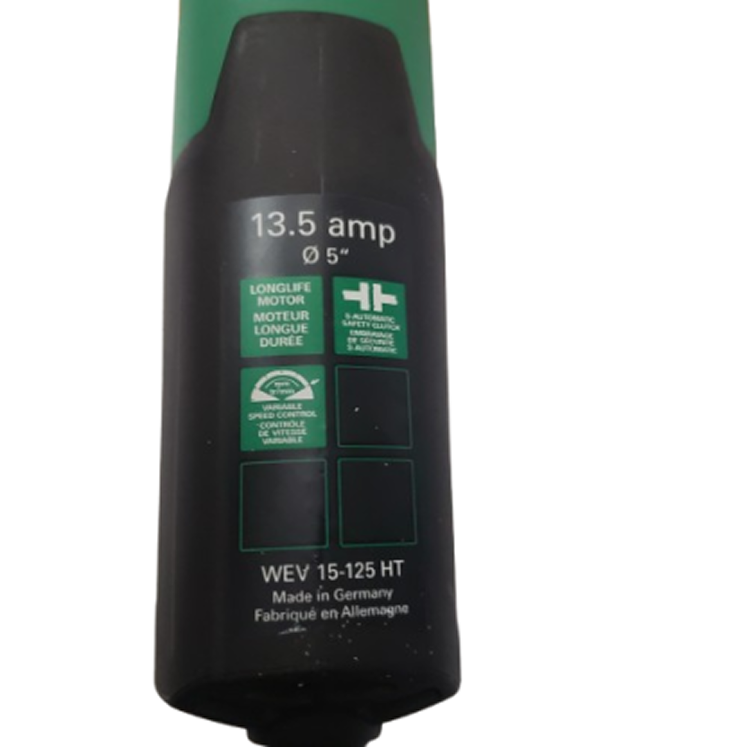 Metabo HPT 5″ 13.5 Amps WEV 15-125 HT Angle Grinder (646562420)