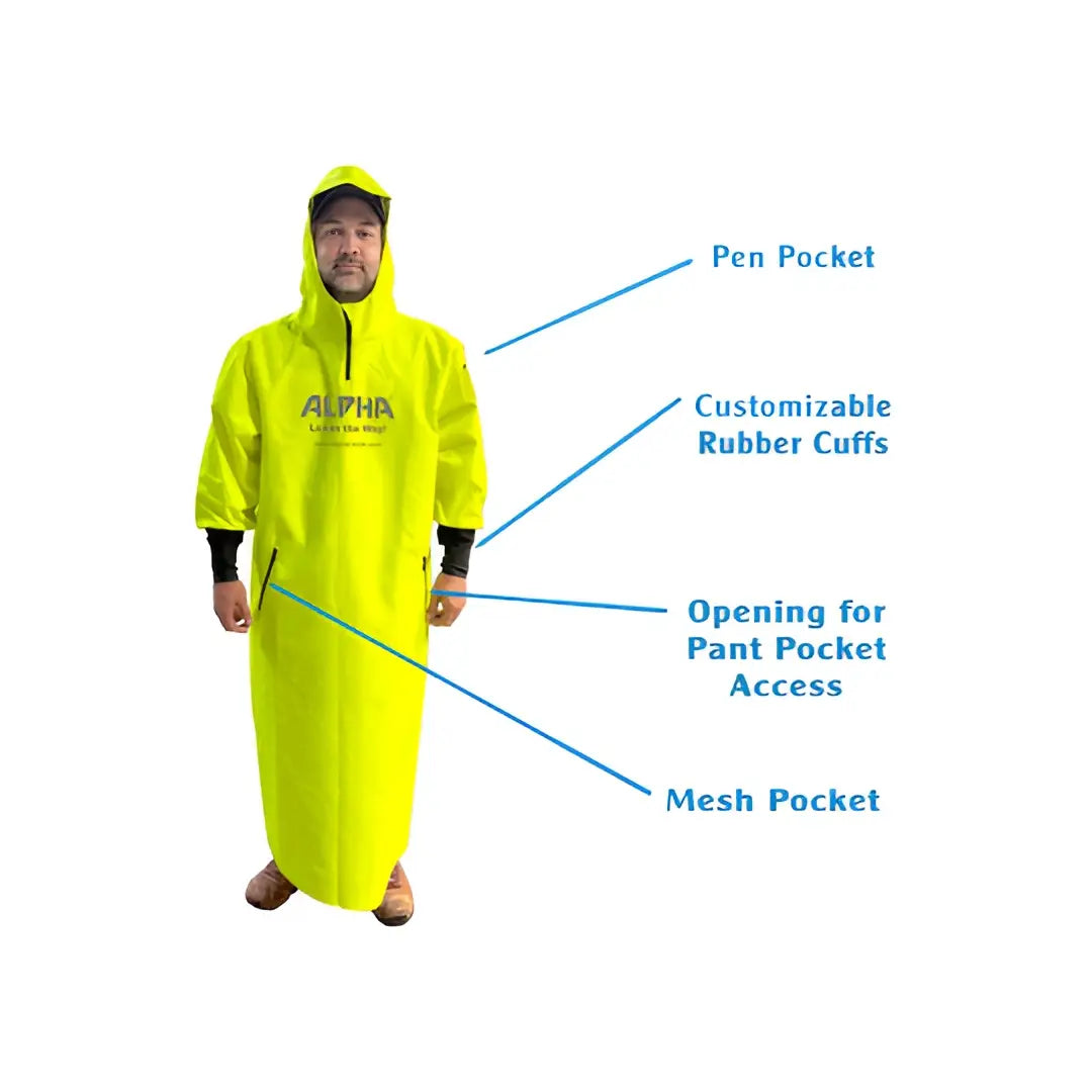 Alpha Waterproof Hoodie Apron – Full Coverage Protection