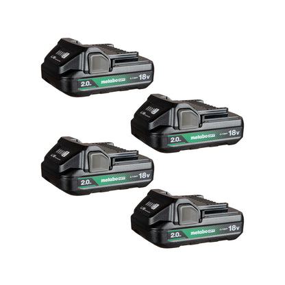 18V Battery 2.0Ah 4-Pack