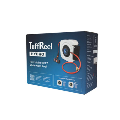 TUFFREEL HYDRO 50 FT RETRACTABLE WATER HOSE REEL