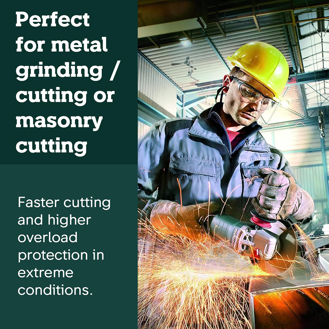 Metabo 603633420 WP 13-150 Quick 12 Amp 10,000 rpm 6 Inch Angle Grinder with Trowel Without Lock