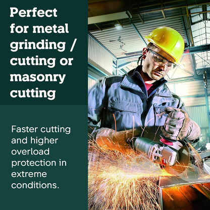Metabo 603633420 WP 13-150 Quick 12 Amp 10,000 rpm 6 Inch Angle Grinder with Trowel Without Lock