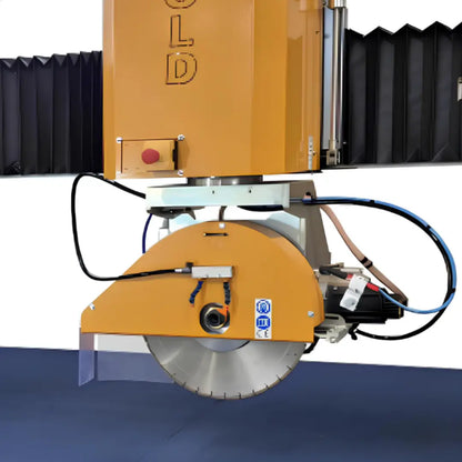 ACHILLI GOLD - CNC BRIDGE SAWS
MONOBLOCK BRIDGE SAW GOLD
HIGH PRECISION 4+1 AXIS MONOBLOCK BRIDGE SAW WITH BRUSHLESS MOTORS