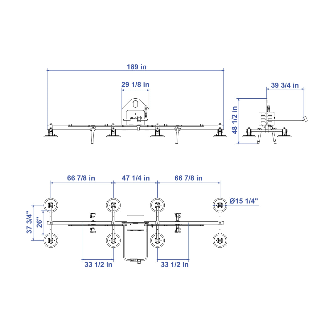 AEVLP8-1000 Electric Vacuum Lifter