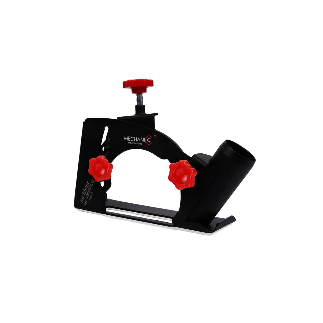 AIRSLIDER ADJUSTABLE CUTTING GUARD FOR 4.5"–5" ANGLE GRINDERS WITH DUST CONTROL MECHANIC