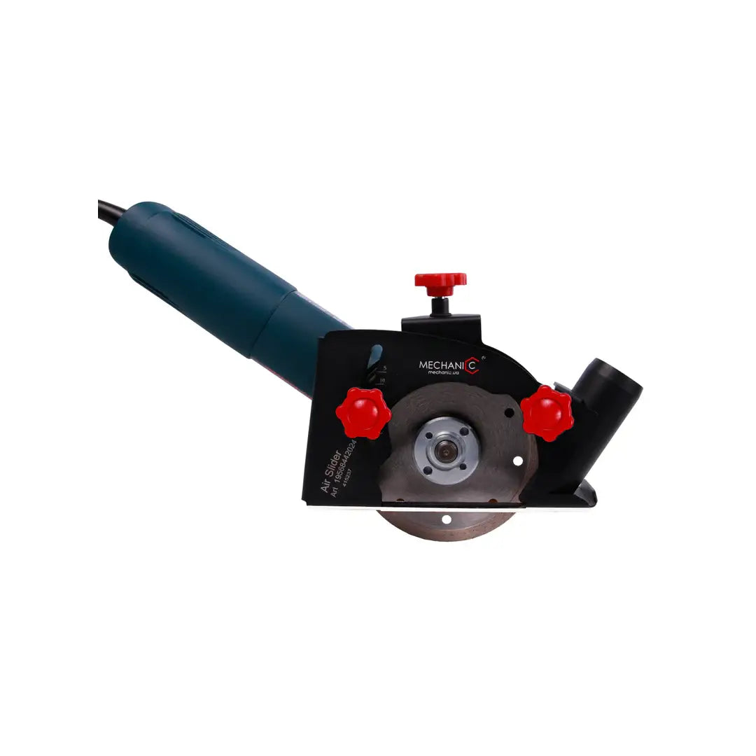 AIRSLIDER ADJUSTABLE CUTTING GUARD FOR 4.5"–5" ANGLE GRINDERS WITH DUST CONTROL MECHANIC