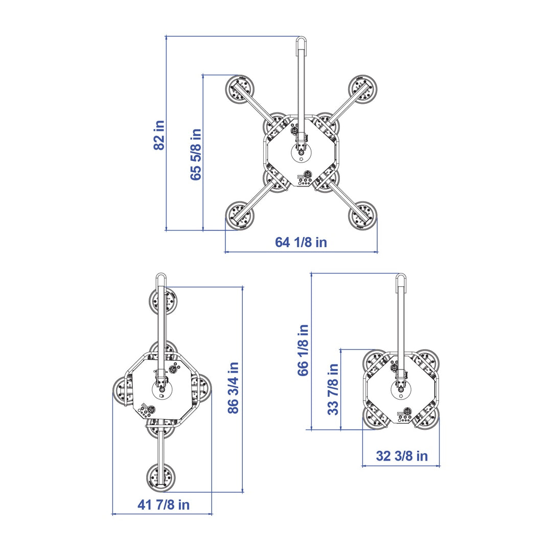 DC Powered Vacuum Glass Lifter