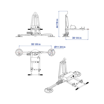 AVGLP Rotate Vacuum Glass Lifters