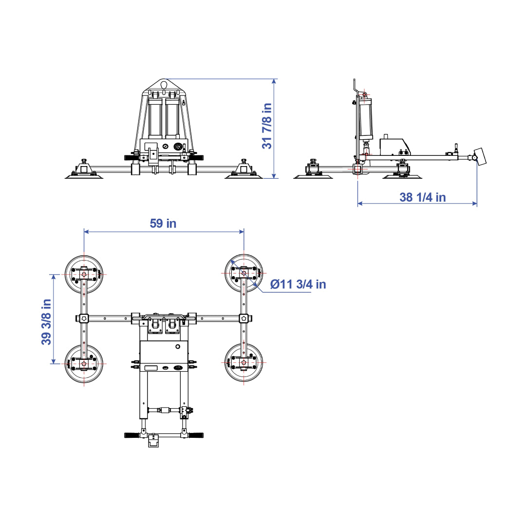 AVGLP Vacuum Glass Lifters