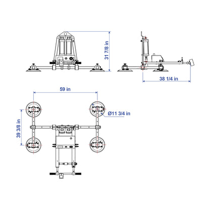 AVGLP Vacuum Glass Lifters