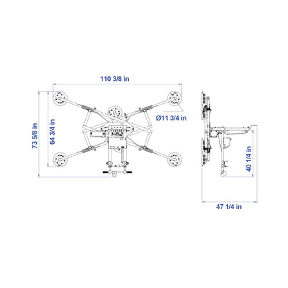 AVGLP Rotate Vacuum Glass Lifters