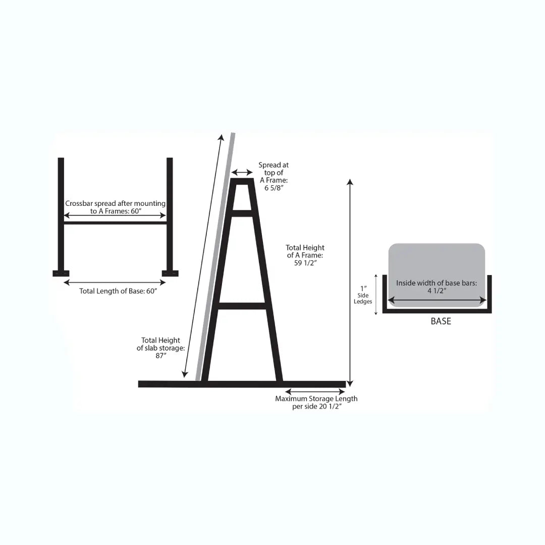 WEHA SAFETY BLUE GRANITE AND STONE A FRAME