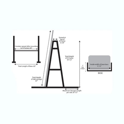 WEHA SAFETY BLUE GRANITE AND STONE A FRAME