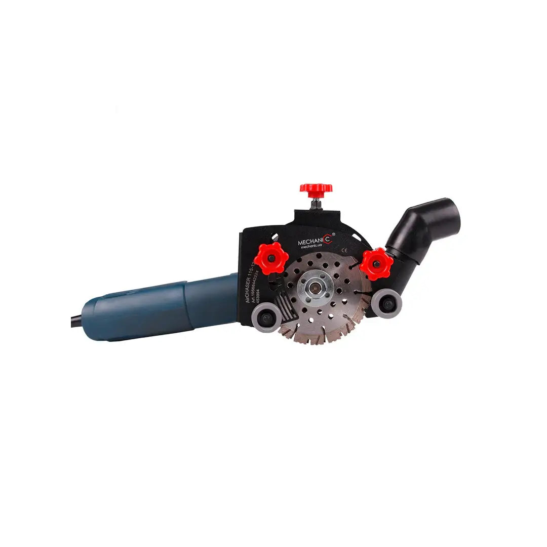 AIRCHASER ANGLE GRINDER DUST-FREE CUTTING ATTACHMENT WITH ADJUSTABLE DEPTH MECHANIC