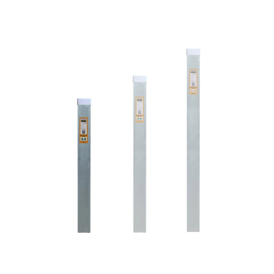 ABR06 Bundle Rack Pole Galvanized 100x50x5 1200mm High, with cap