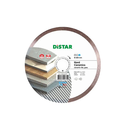 DISTAR HARD CERAMICS DIAMOND BLADE 4.5"–16" – CLEAN TILE & PORCELAIN CUTS